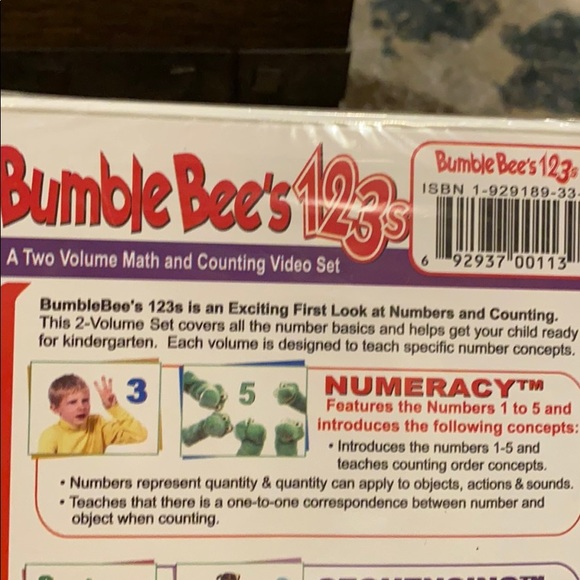 New Baby Bunble Bee’s 123 video set - Picture 4 of 5